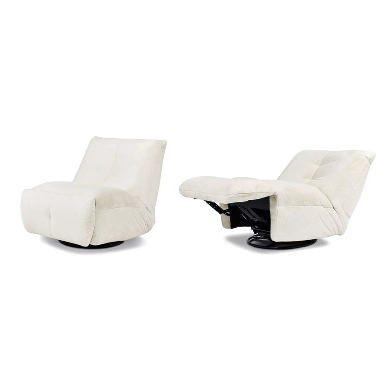 Rearden - Swivel Glider Manual Recliner Gaming Lounge Chair by HouseOfZazla