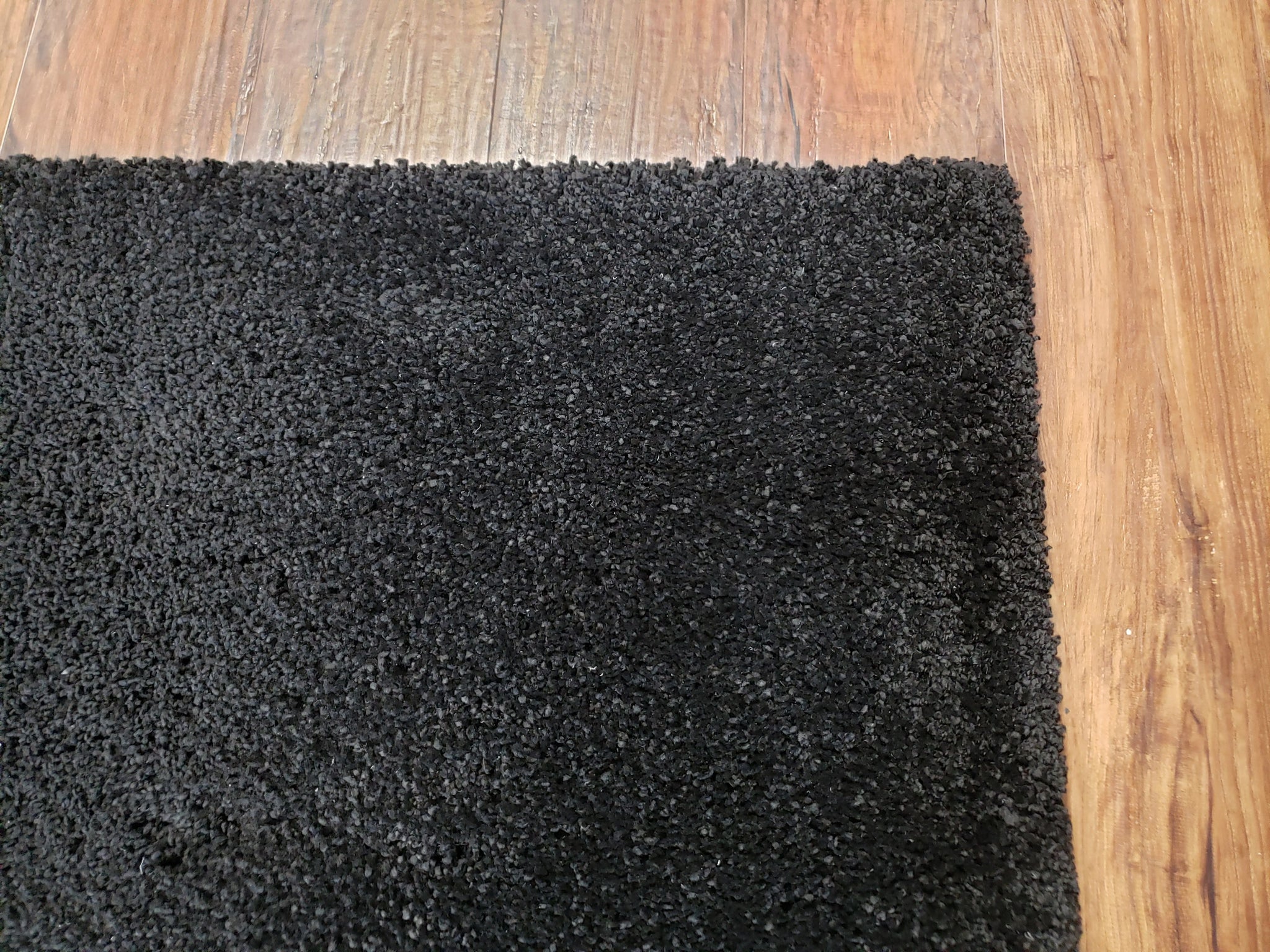 Black Shag Rug 8x10, Savafieh Milan Fluffy Black Carpet, Room Sized Shag Rug, Modern Contemporary Rug, Soft Living Room Rug, Bedroom Rug by Jewel Rugs