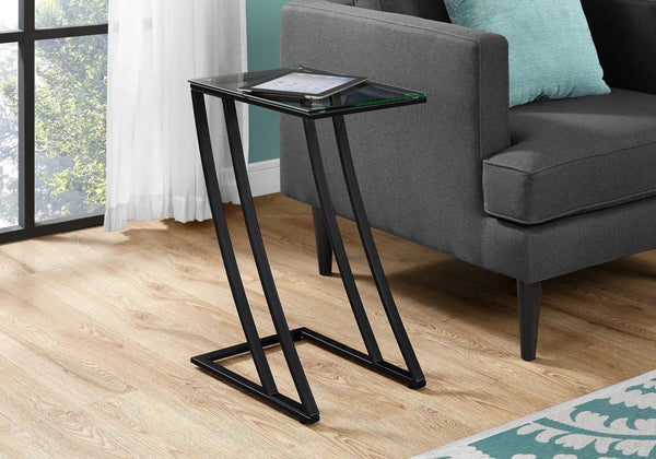 Accent Table C-Shaped with Sturdy Construction