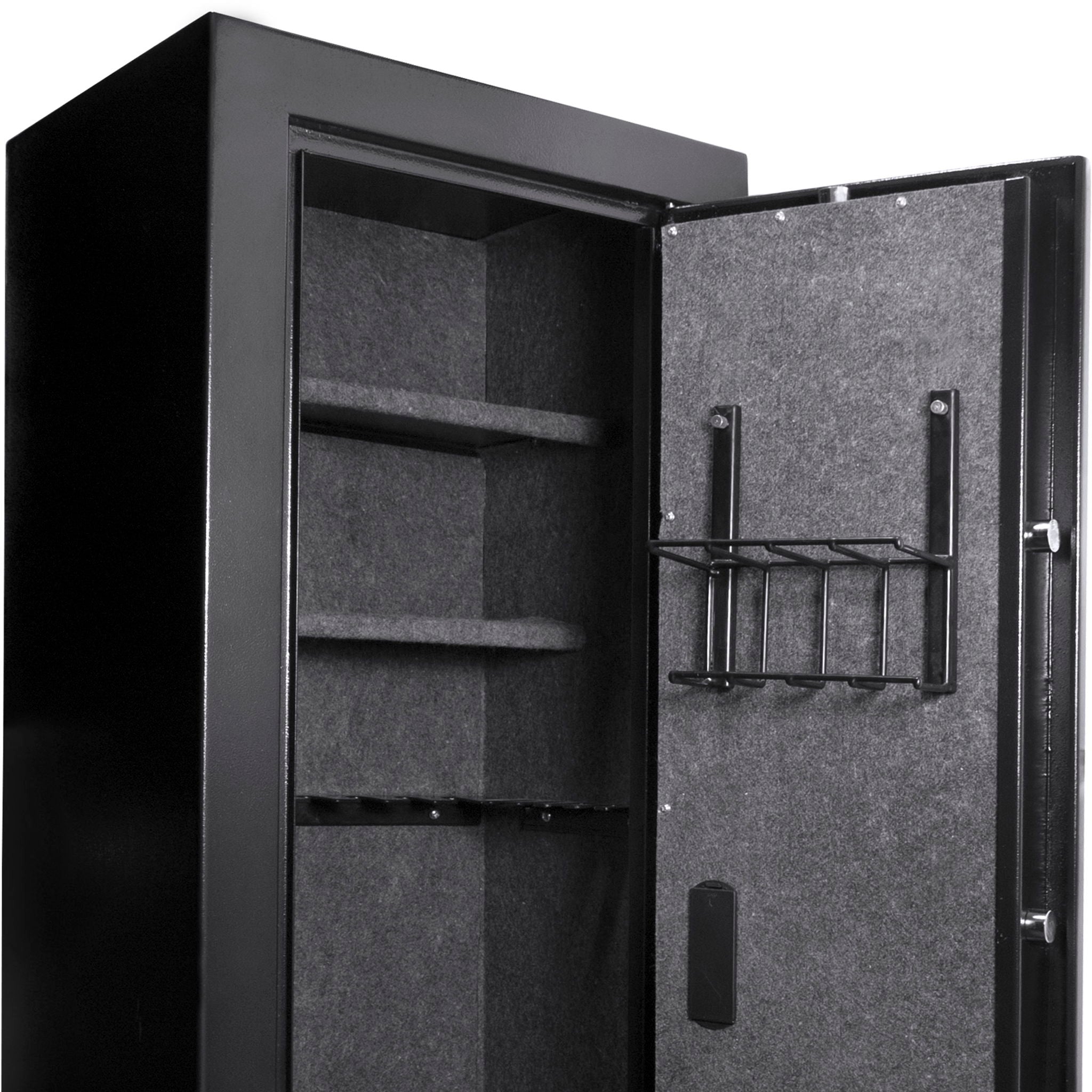 9.33 Cubic Ft Tall Biometric Rifle Safe - Black by HouseOfZazla