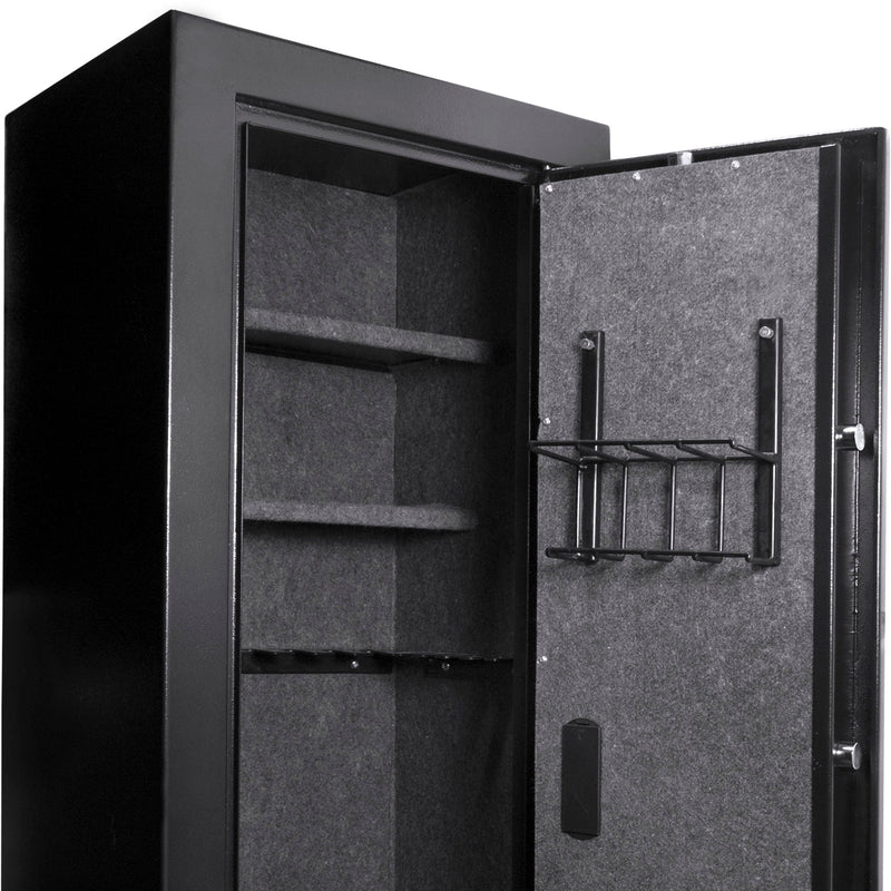9.33 Cubic Ft Tall Biometric Rifle Safe - Black by HouseOfZazla
