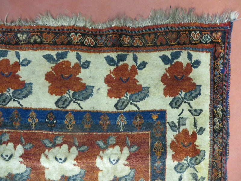4' X 5' Semi Antique Handmade Fine Turkish Flowers Bouquet Wool Rug Nice by Jewel Rugs