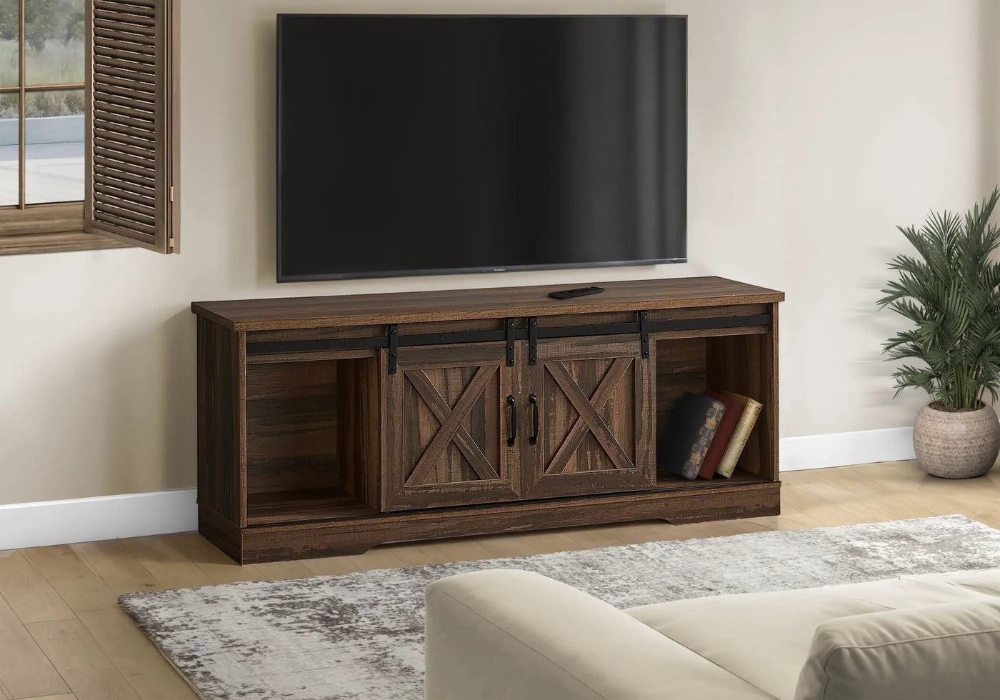 Transitional TV Stand Console Media Entertainment Center by HouseOfZazla