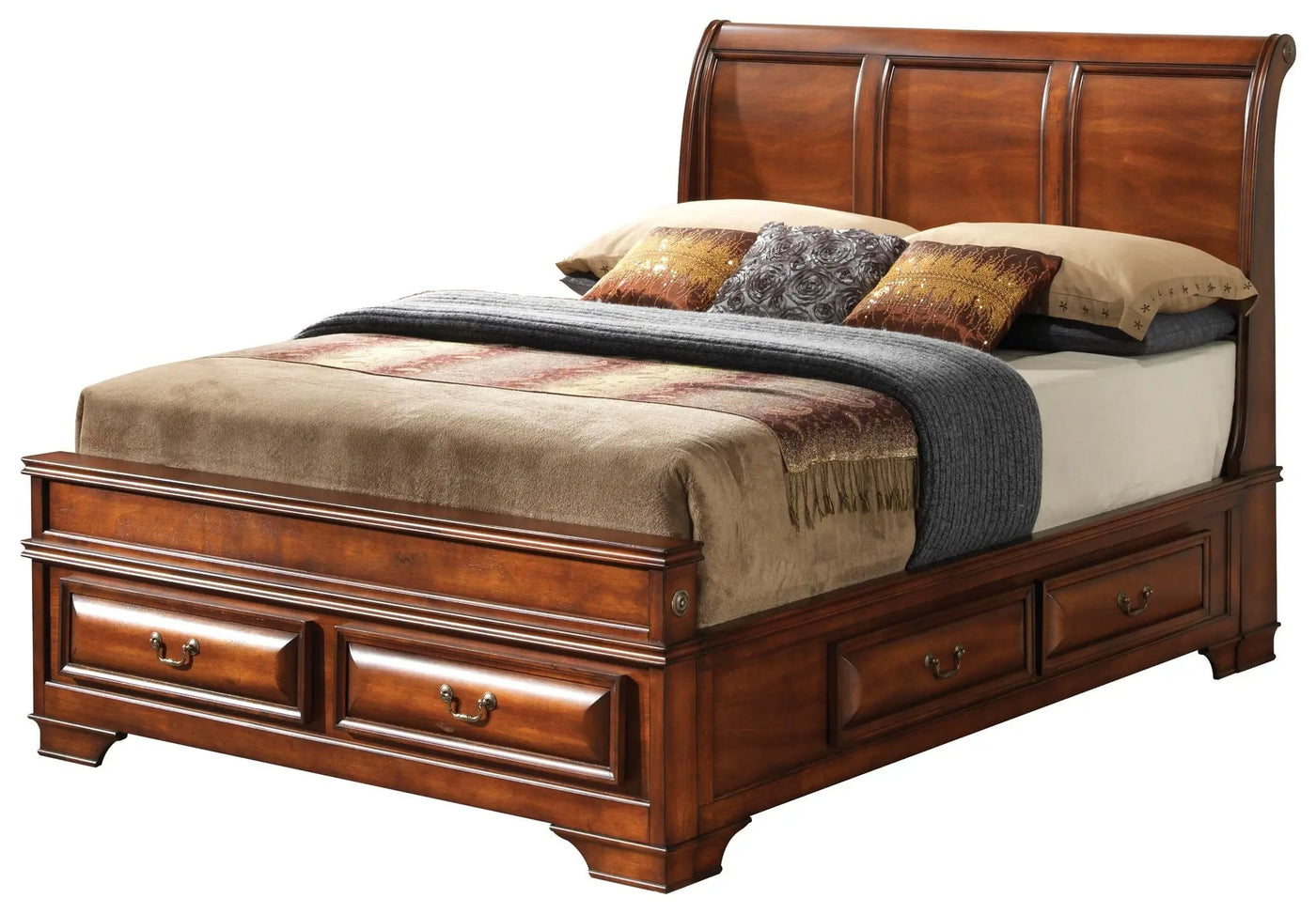 Dovetailed Drawers Storage Bed by HouseOfZazla