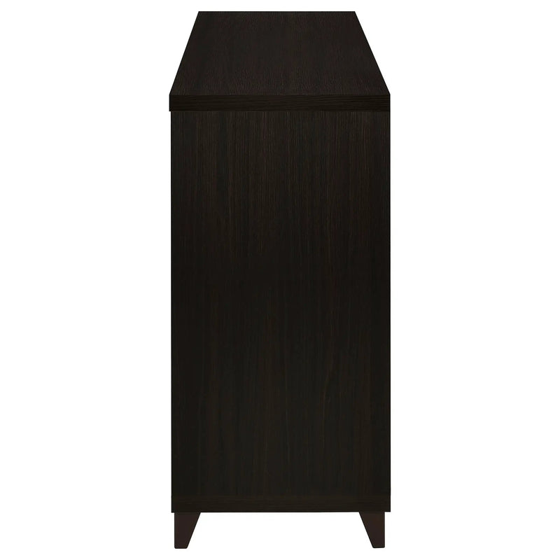Lewes 2-door Engineered Wood 60-inch TV Stand Cappuccino by Unique Piece Furniture