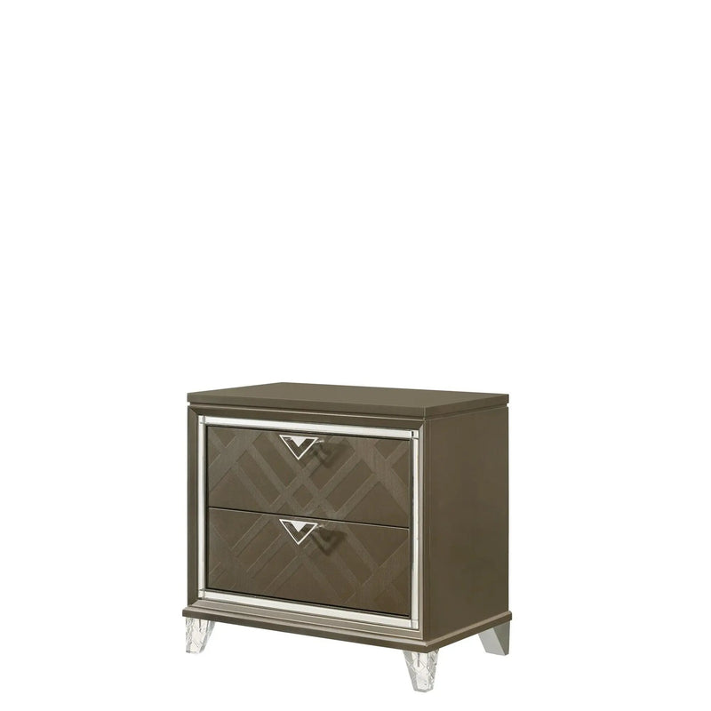 Skylar - Nightstand - Champagne by Unique Piece Furniture