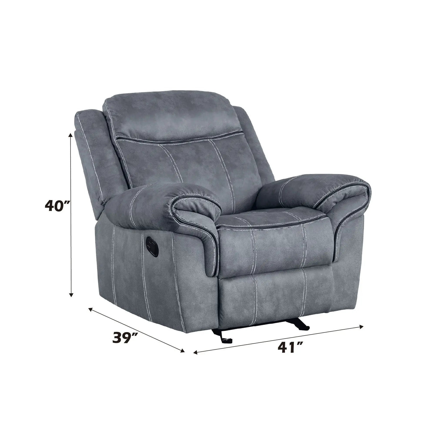 Zubaida - Two Tone Glider Recliner by HouseOfZazla