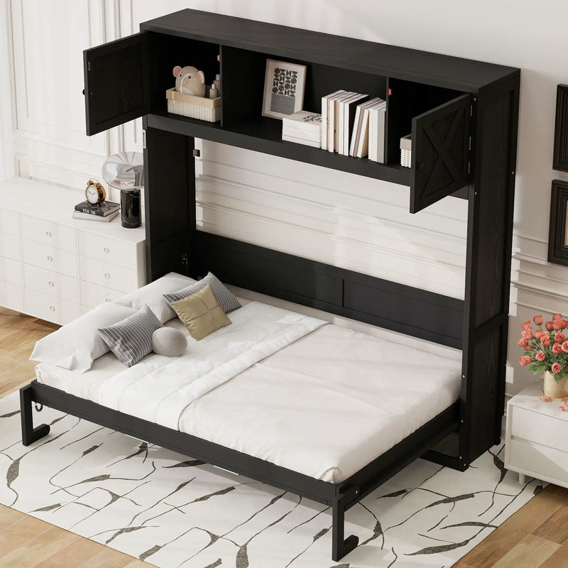 Murphy Bed With Storage Cabinets by Unique Piece Furniture
