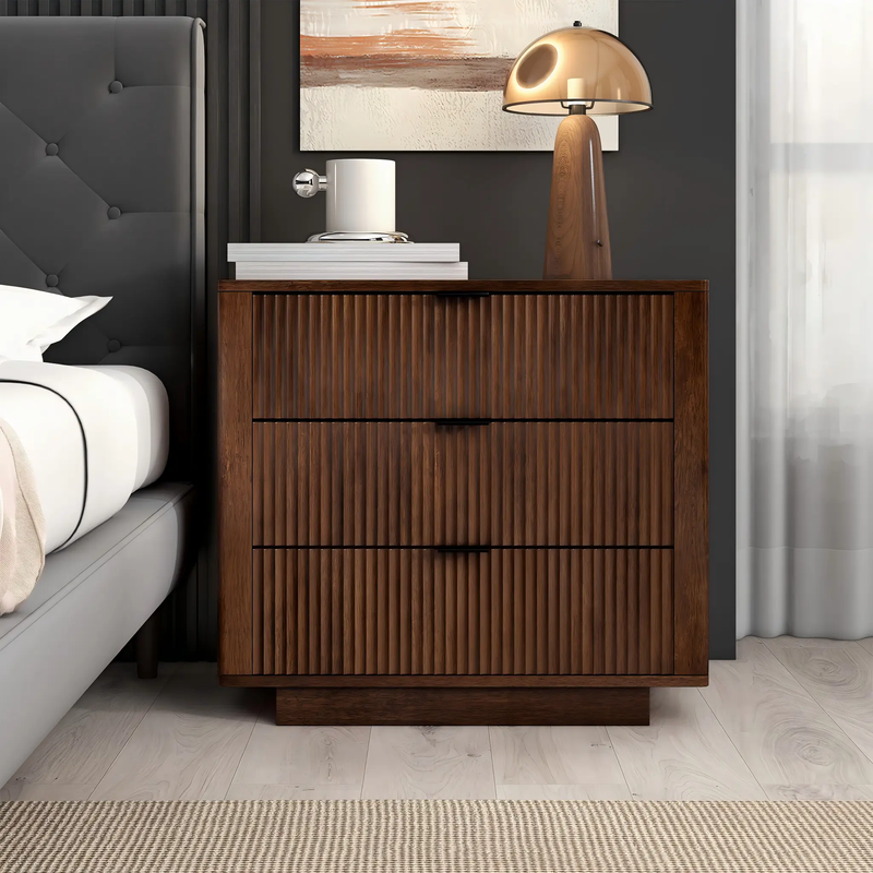 Lola Walnut Nightstand by HouseOfZazla