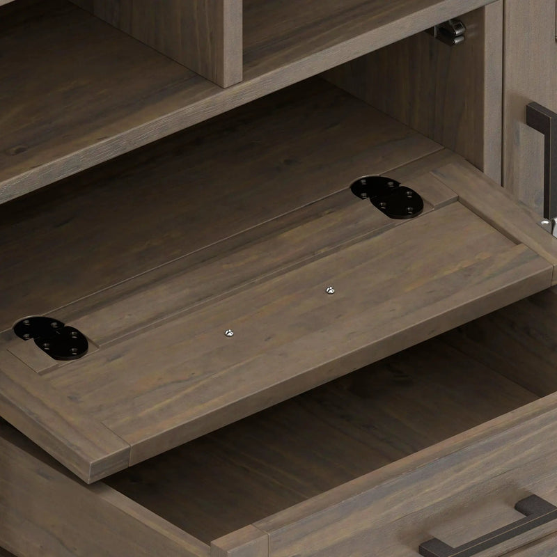 Ela - TV Media Stand - Smoky Brown by Unique Piece Furniture