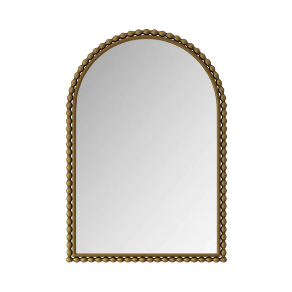 Vintage Iron Art Arch Mirror, Wall Hanging Or Table Display