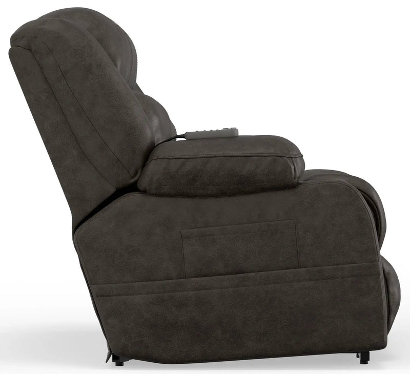Tucker - Power Lift Recliner With Heat & Massage - Steel by Unique Piece Furniture
