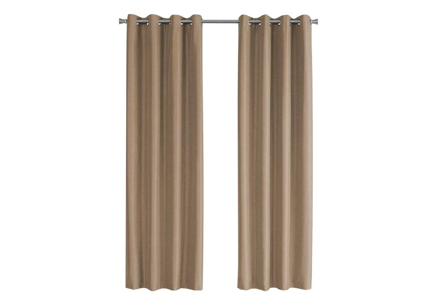2 Pieces Set, Curtain Panel, Room Darkening, Grommet, Contemporary & Modern by Unique Piece Furniture