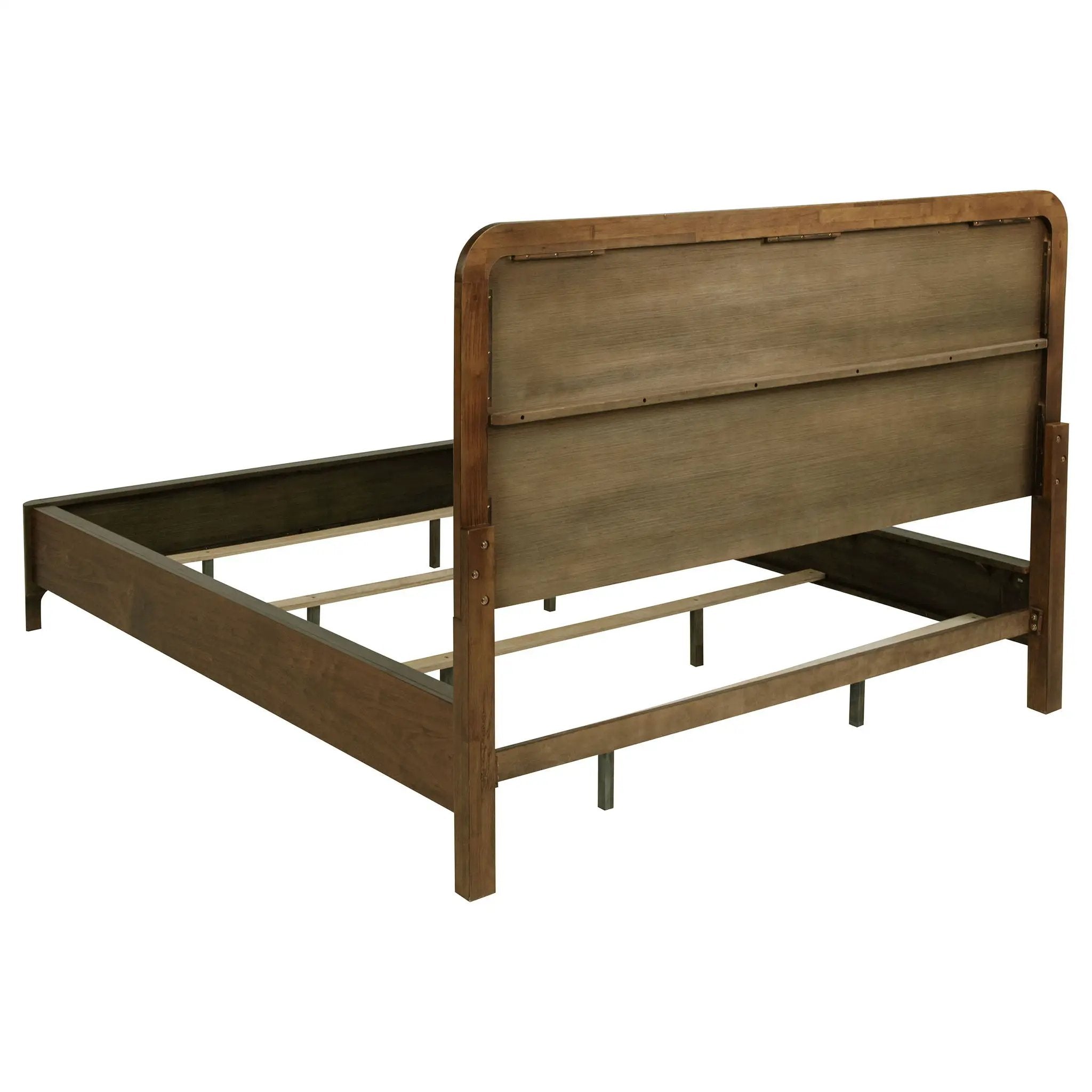 Maderia 57-inch Upholstered California King Panel Bed Walnut by Unique Piece Furniture