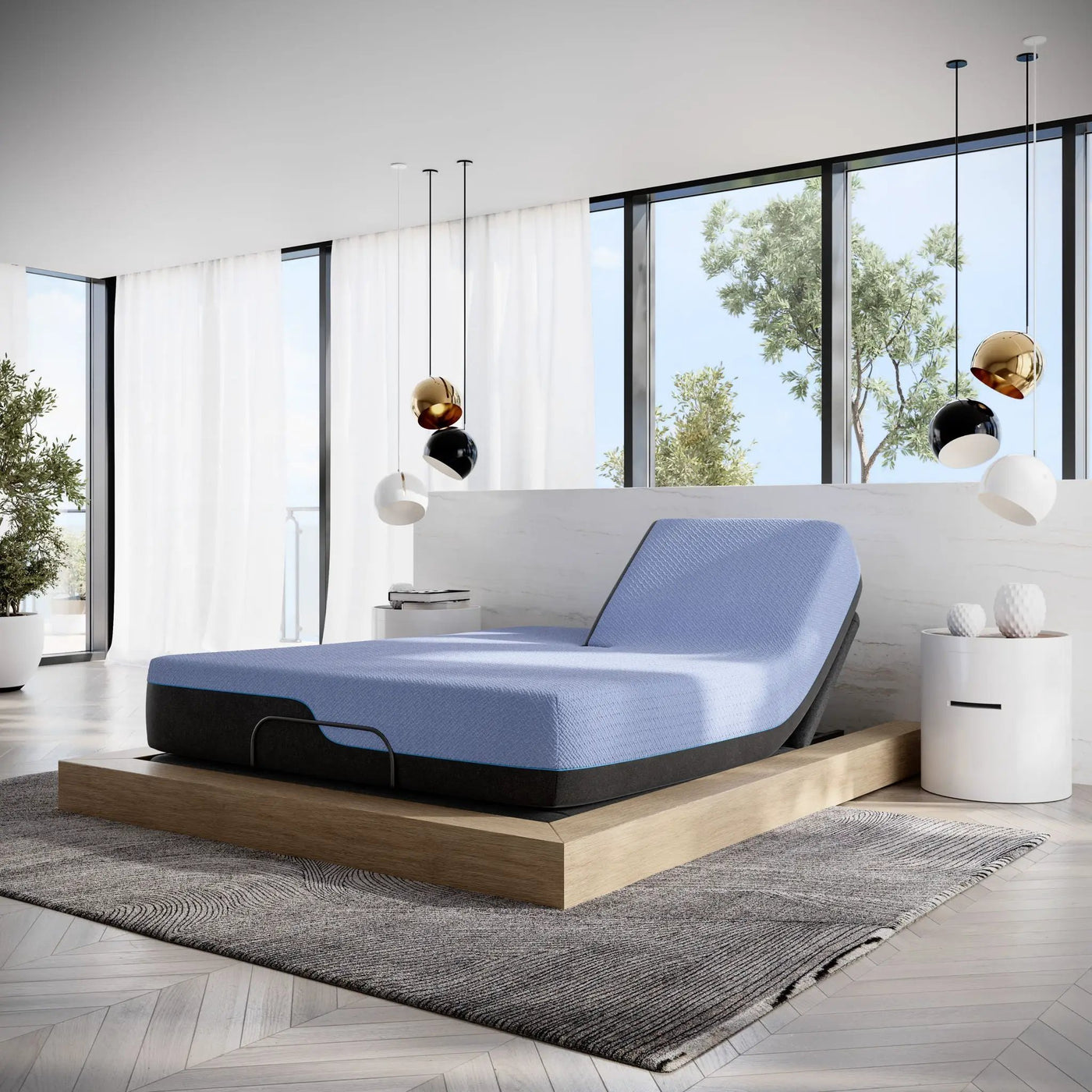 12" Refresh Flex Head Hybrid Cooling Fast Responding Latex Foam & Coil Mattress by Unique Piece Furniture