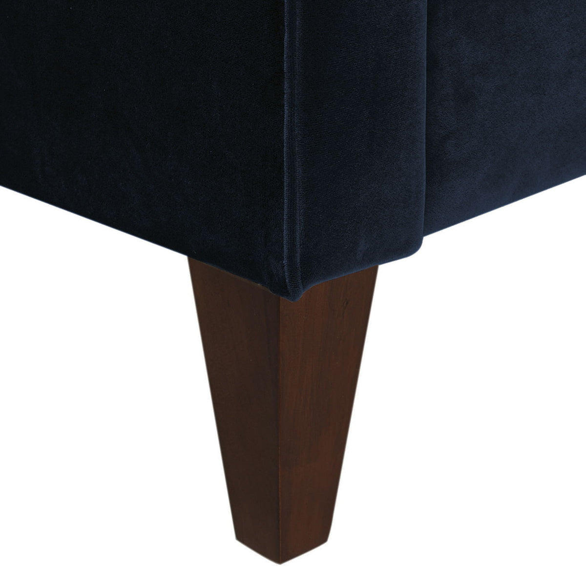Modern Tufted Tuxedo Sofa with Reversible Cushions - Light Blue, Blue, or Beige, photo 13 of 38