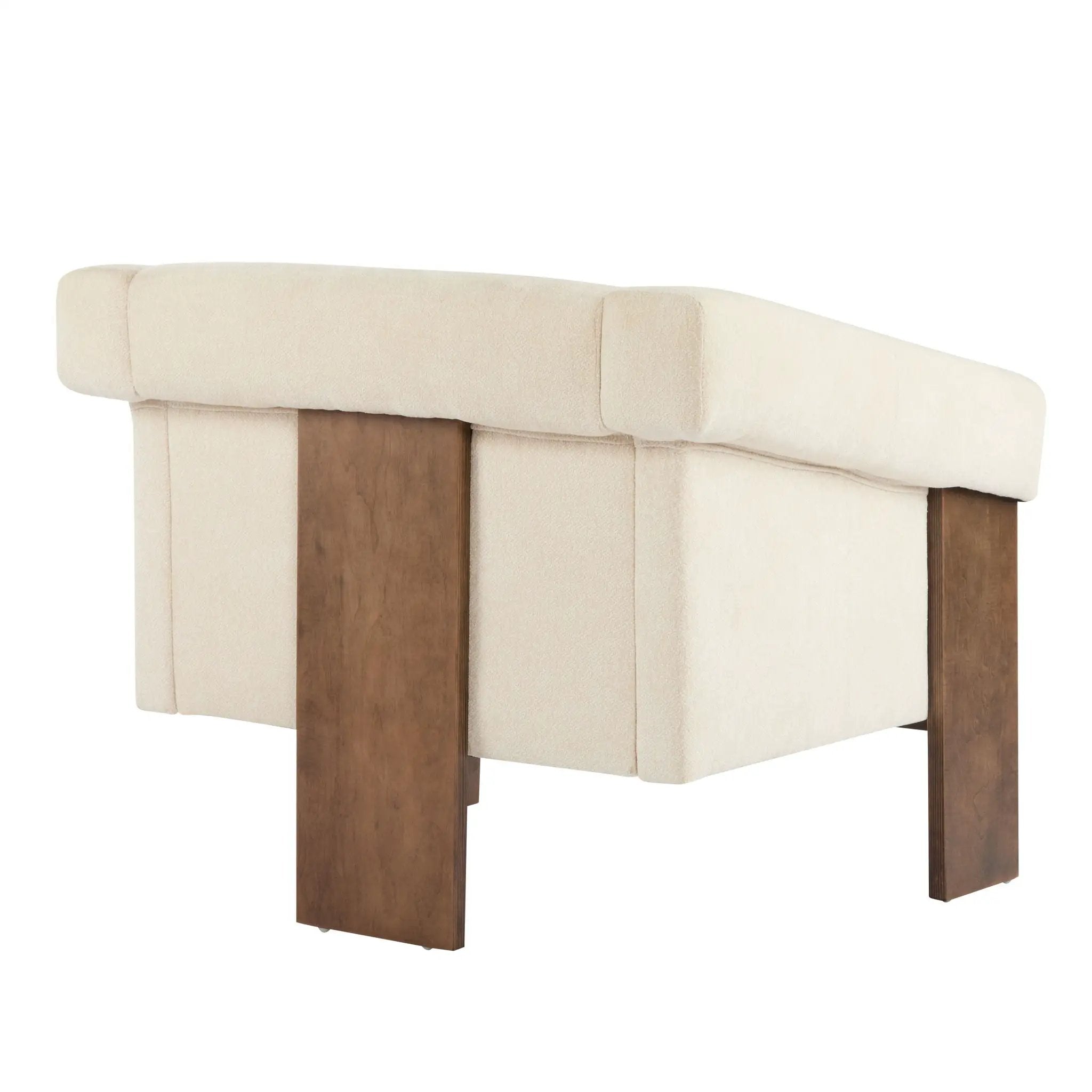Sierra - Vintage Modern Accent Chair With Deep Cushions And Wide Armrests by HouseOfZazla