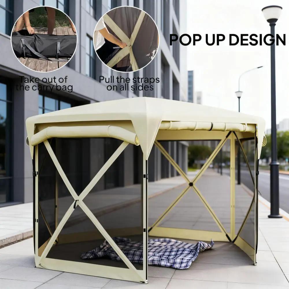 11 x 11ft Pop Up Tent with Removable Roof Cover by HouseOfZazla