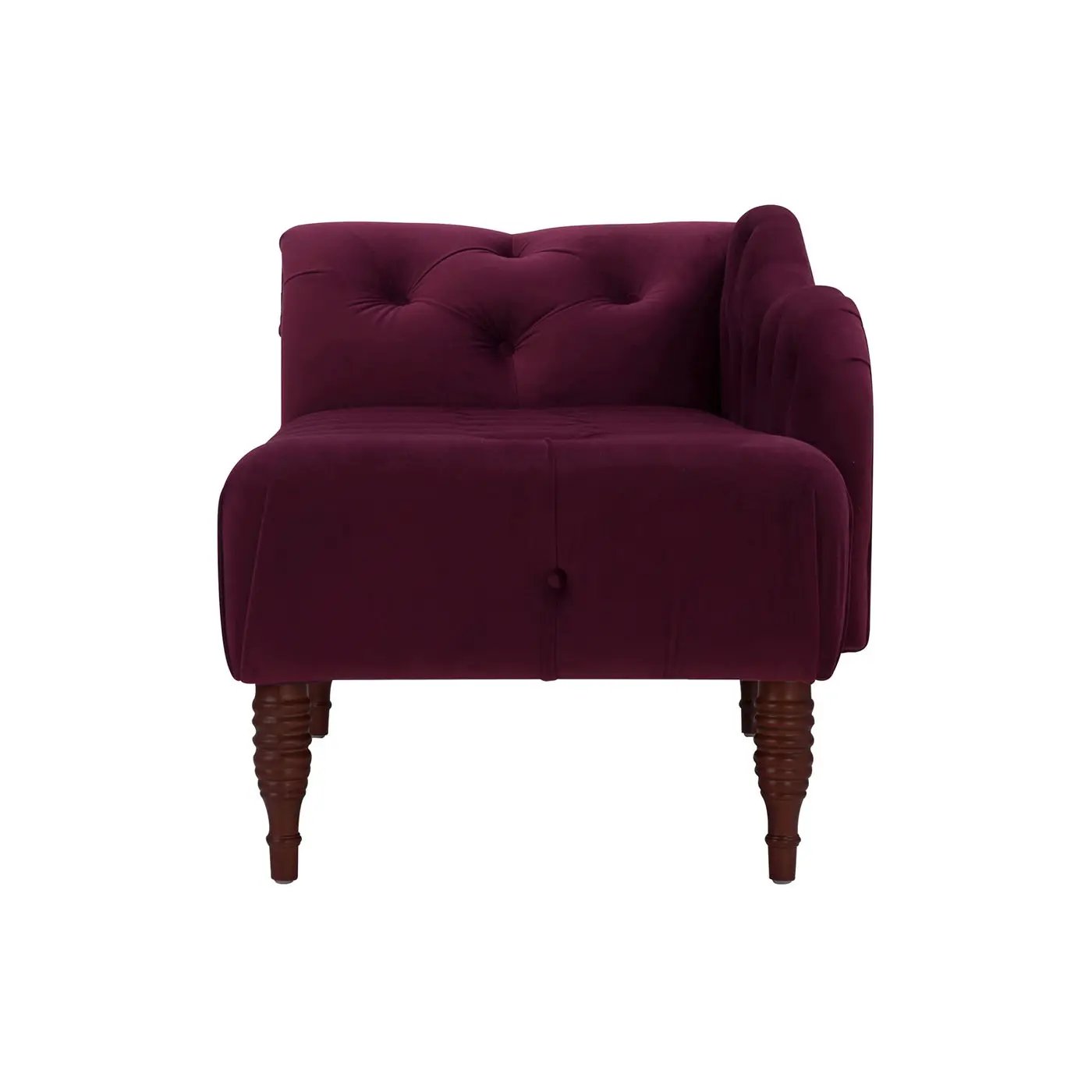 Samuel - Tufted Roll Arm Chaise Lounge by HouseOfZazla