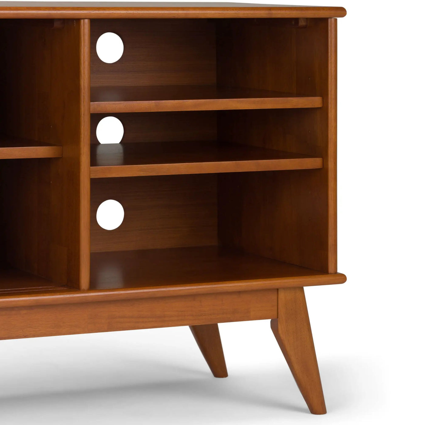 Draper - Handcrafted Mid Century Low TV Media Stand by HouseOfZazla
