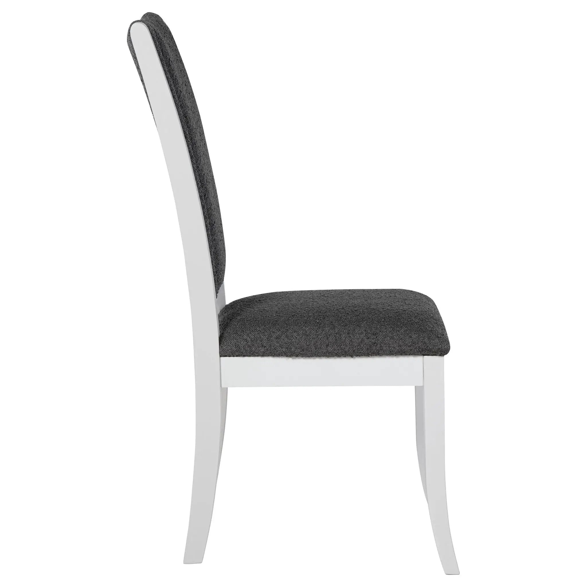 Tyler Pearl - Upholstered Dining Side Chair (Set of 2) - Taupe by HouseOfZazla