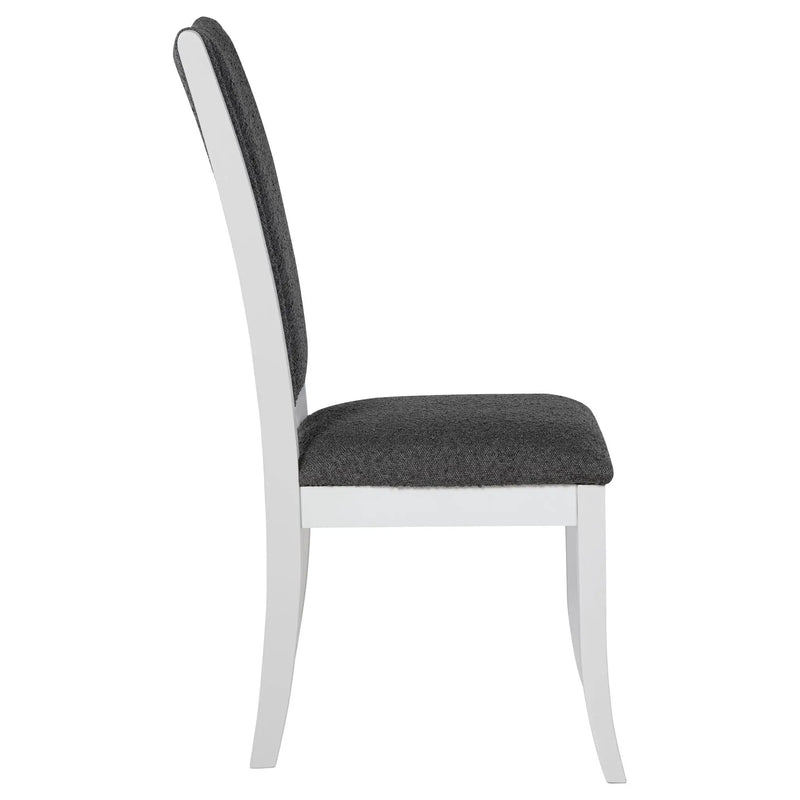 Tyler Pearl - Upholstered Dining Side Chair (Set of 2) - Taupe by HouseOfZazla