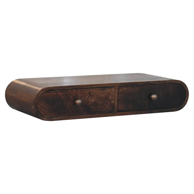 Solid Wood Wall-Mounted California Console Table by HouseOfZazla