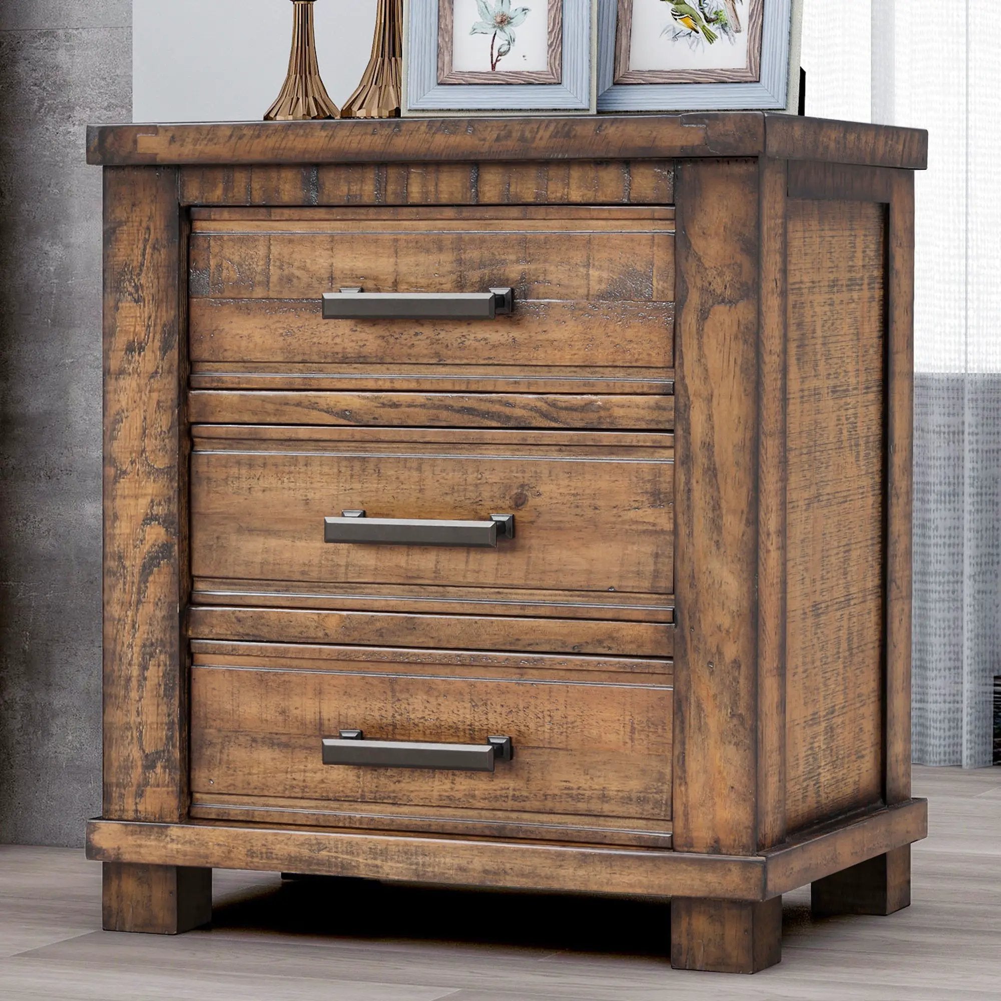 3 Drawer Nightstand by HouseOfZazla