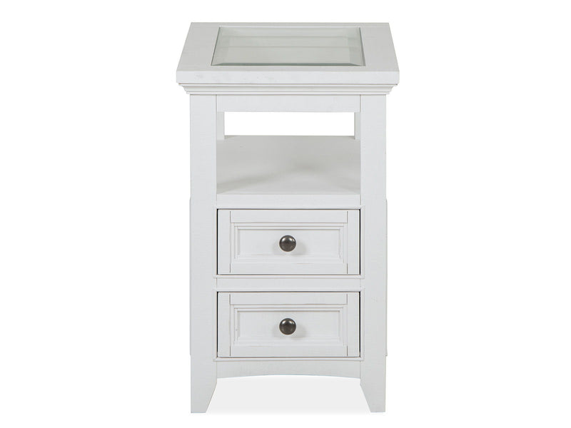 Heron Cove - Chairside End Table - Chalk White, photo 4 of 7