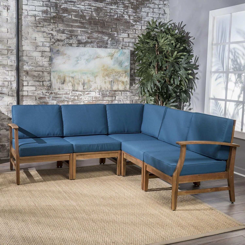 Perla - 5 Pieces Sofa Set by HouseOfZazla