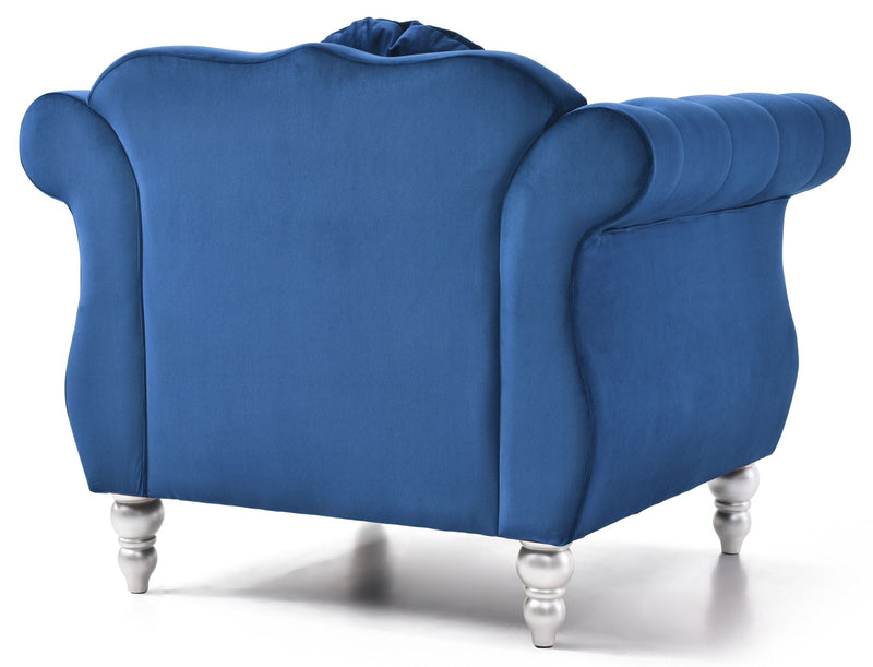 Chic Transitional Flared Arm Chair by HouseOfZazla