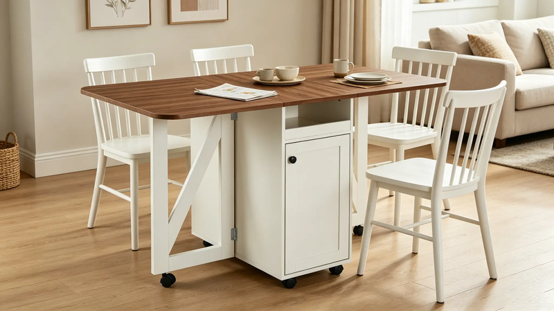 Foldable Dining Table by HouseOfZazla