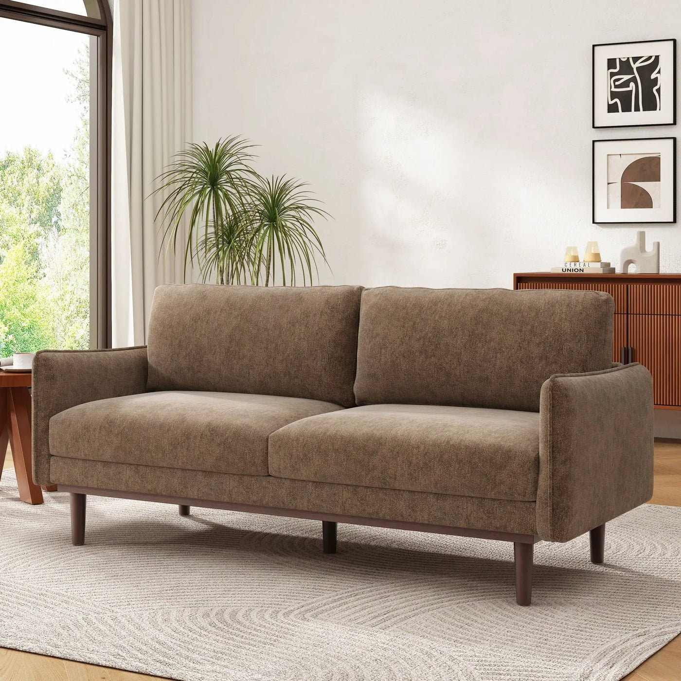 Loveseat Sofa With Spacious Seating by HouseOfZazla