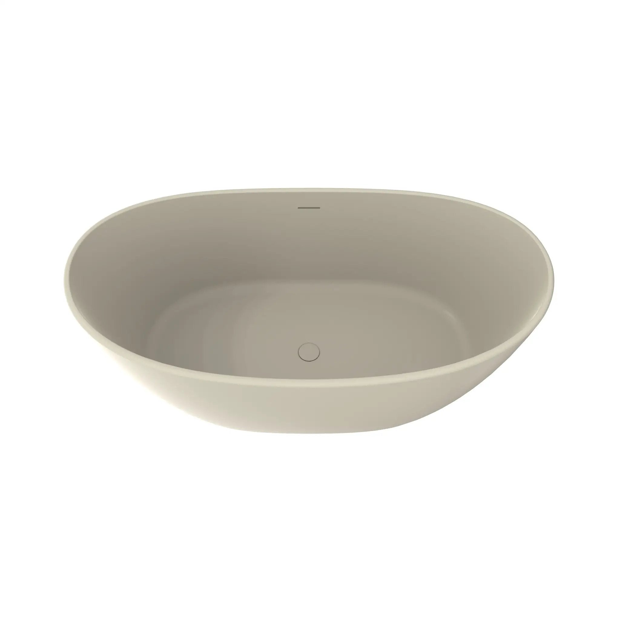 61 Inch Freestanding Solid Surface Soaking Bathtub by HouseOfZazla