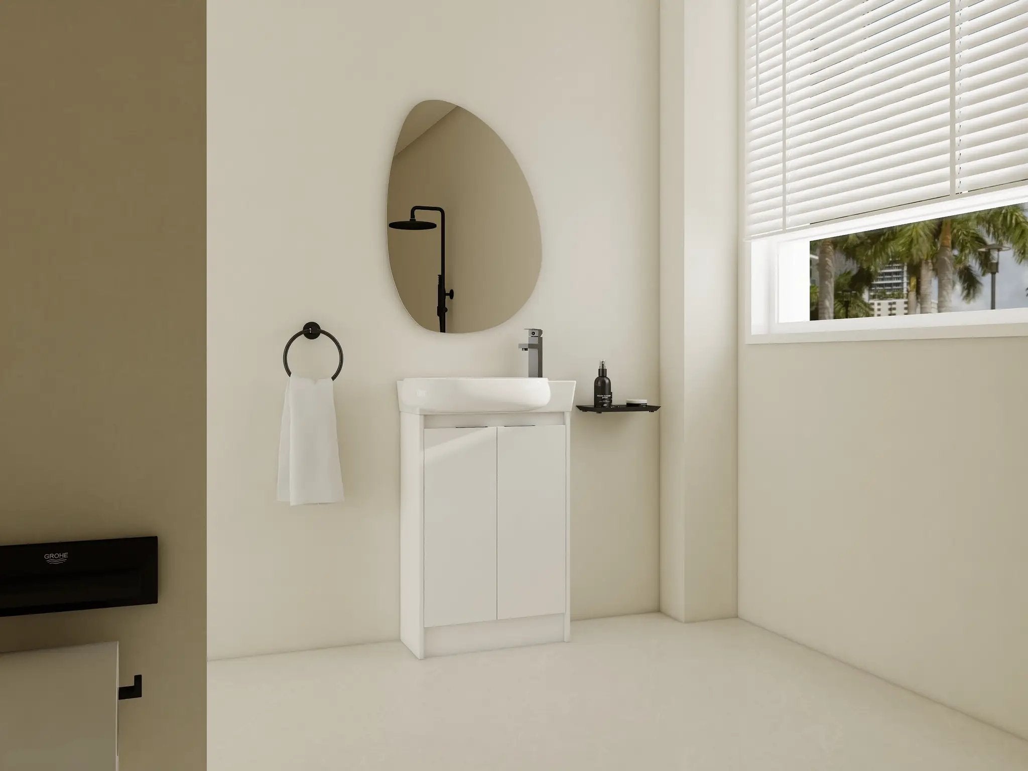 23" Freestanding Bathroom Vanity with Sink, Soft Close Doors by HouseOfZazla