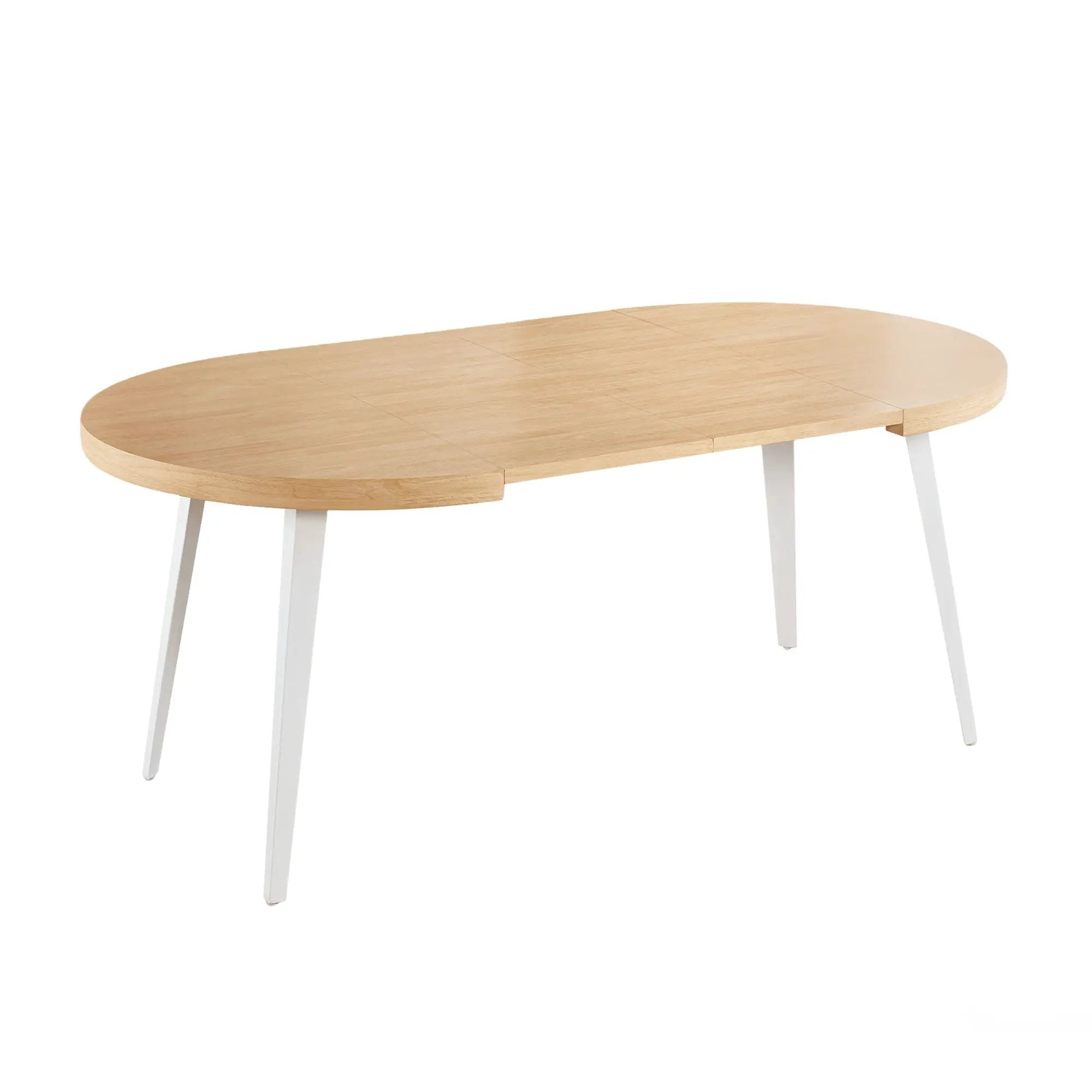 Extendable Dining Table with Metal Legs by HouseOfZazla