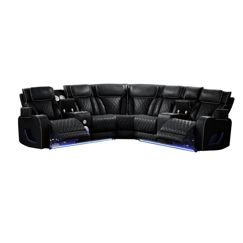 Fortuner - Power Recliner Sectional Sofa by HouseOfZazla