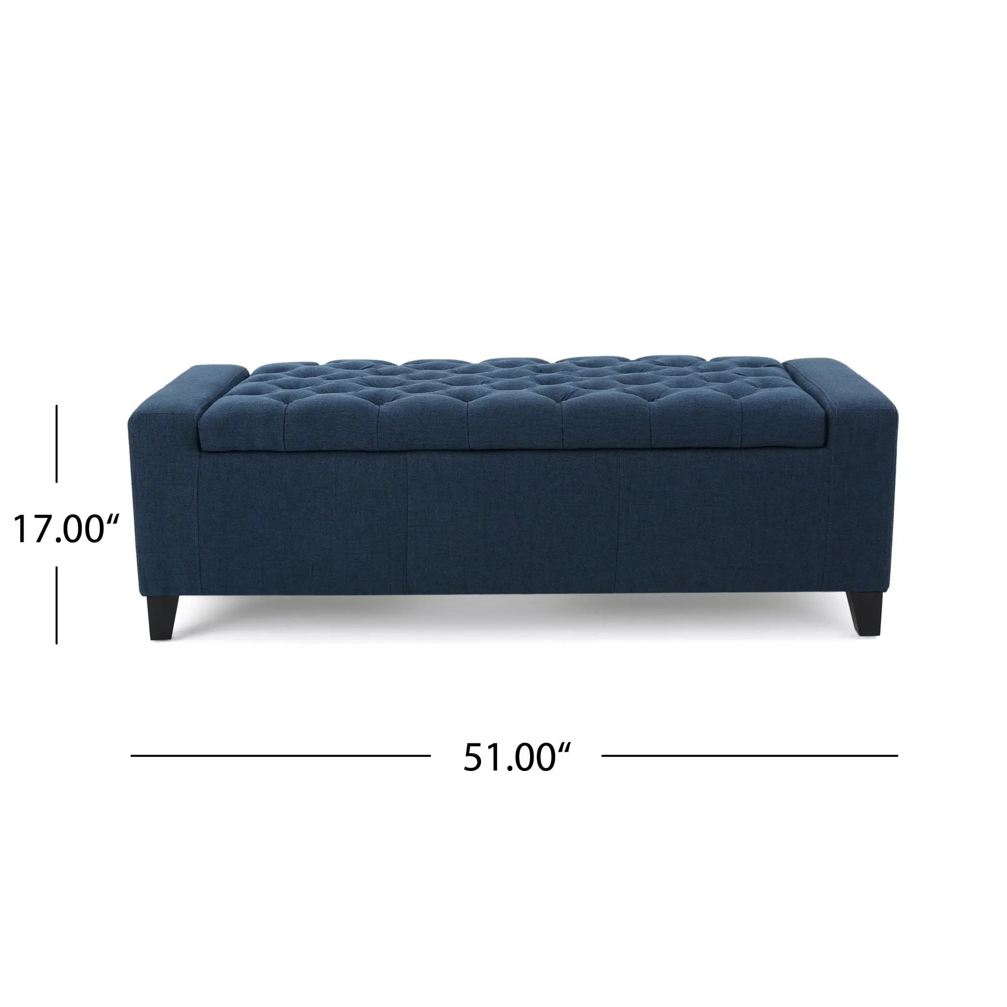 Guernsey Ottoman Storage With Tufted Top by HouseOfZazla