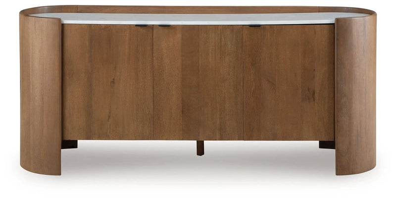 Fitzroy - Accent Cabinet - Brown / White by Unique Piece Furniture