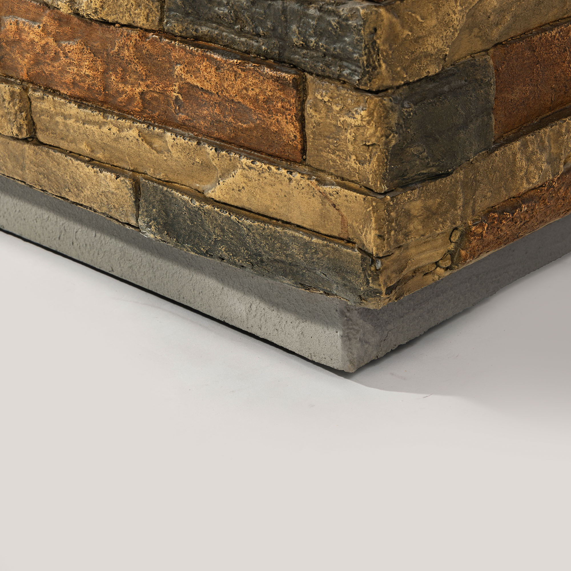 Propane Gas Fire Pit Table, 60000 Btu Rectangular For Outside Patio - Sandstone by HouseOfZazla