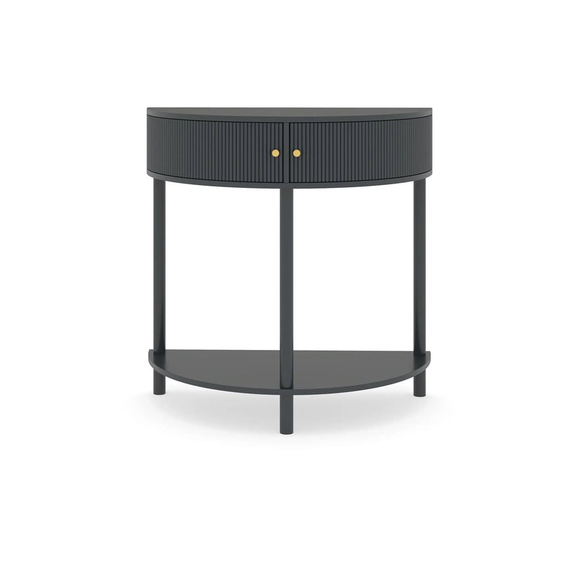 Demi Lune - Console Table With 2 Storage Drawers by Unique Piece Furniture