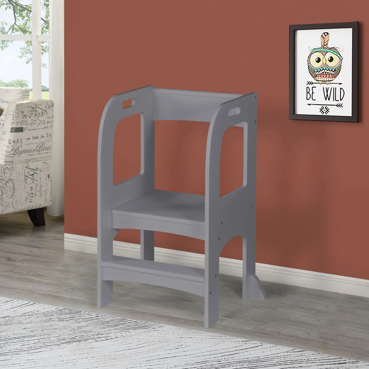 Child Standing Tower, Step Stool For Kids, Toddler Step Stool For Kitchen Counter by HouseOfZazla