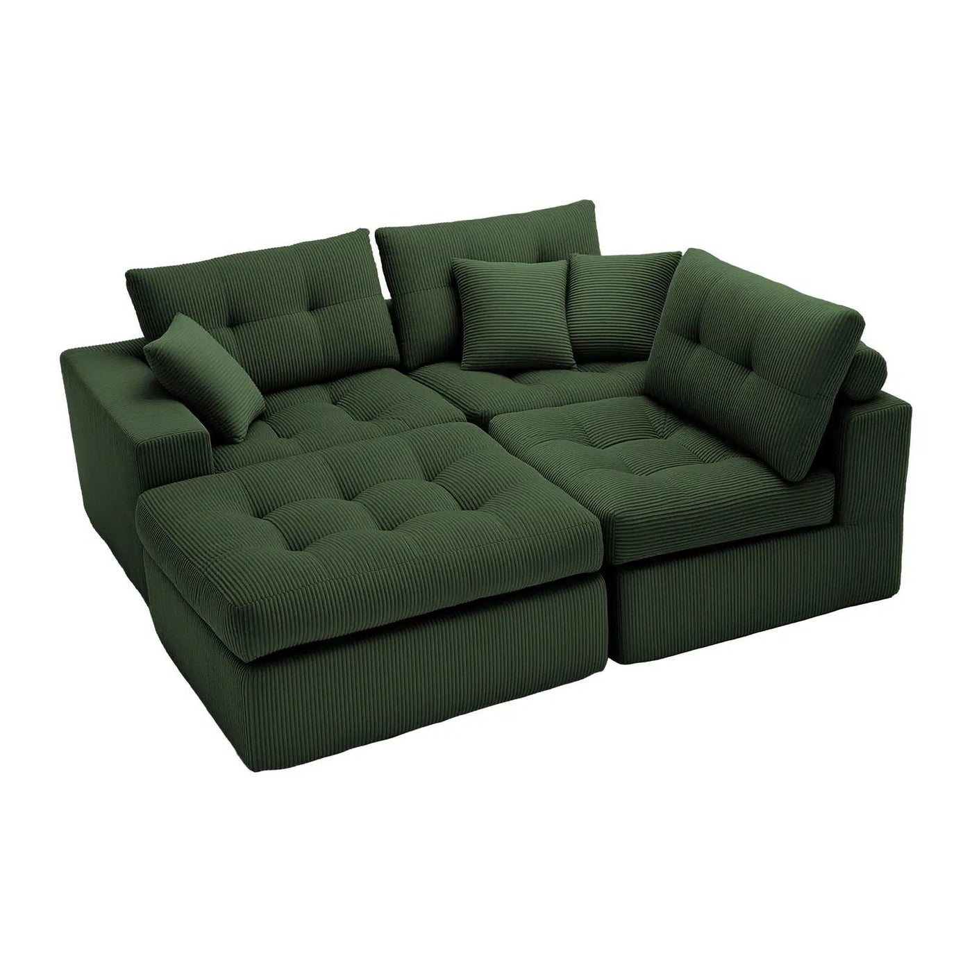 Corner Chaise L-Shaped Sectional Sofa Bed by HouseOfZazla