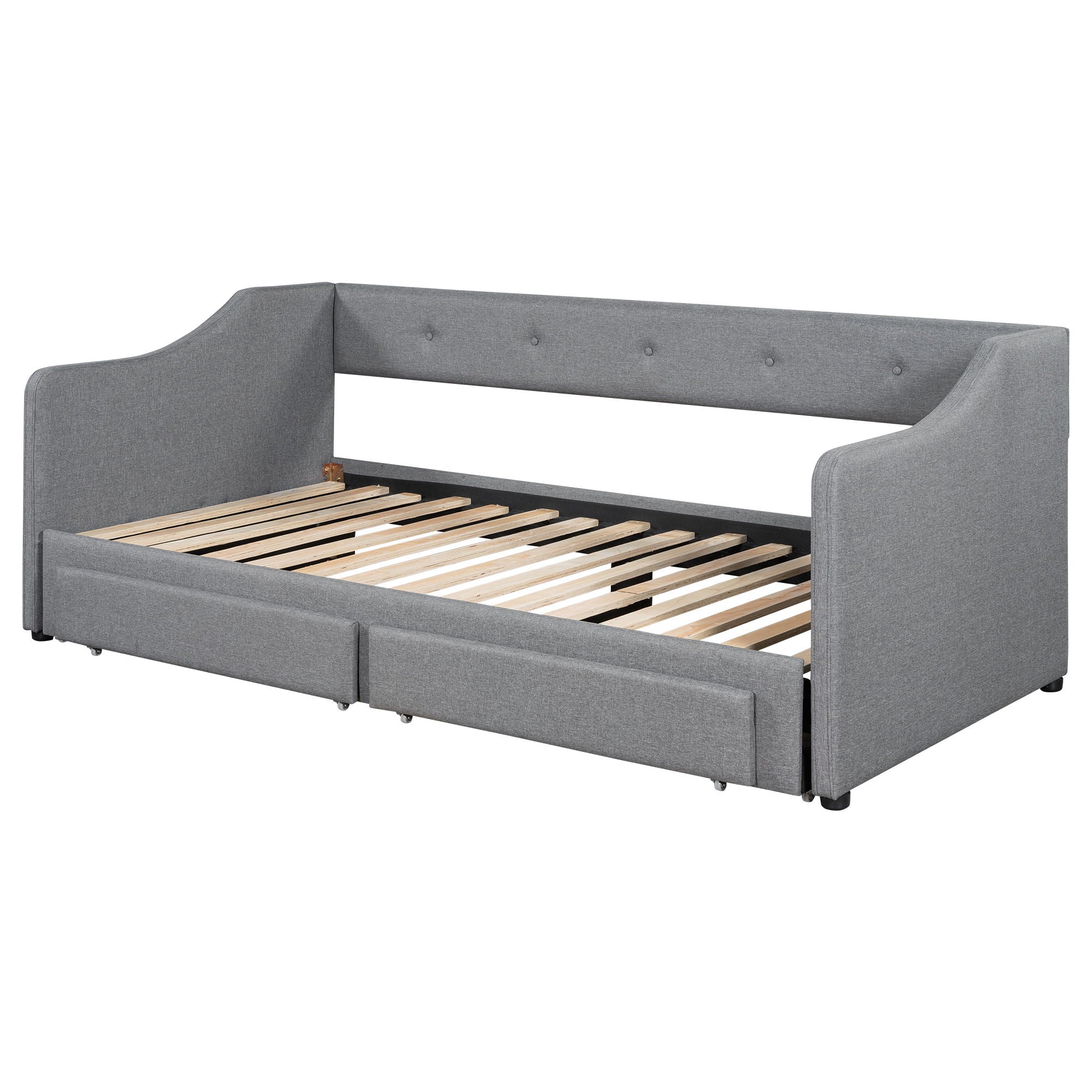 Upholstered Daybed With 2 Drawers by HouseOfZazla
