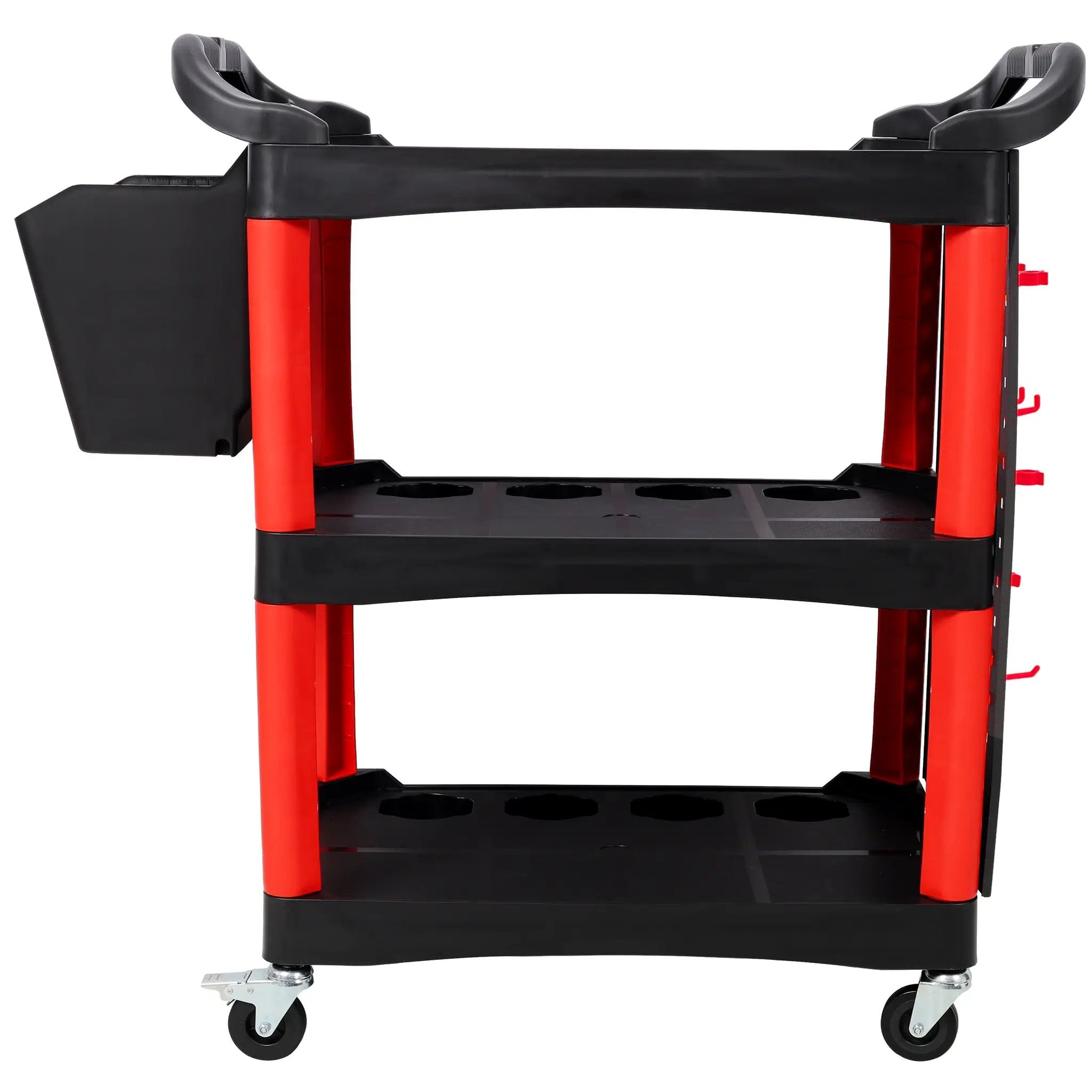 3 Tier Rolling Auto Detail Cart with Wheels by HouseOfZazla