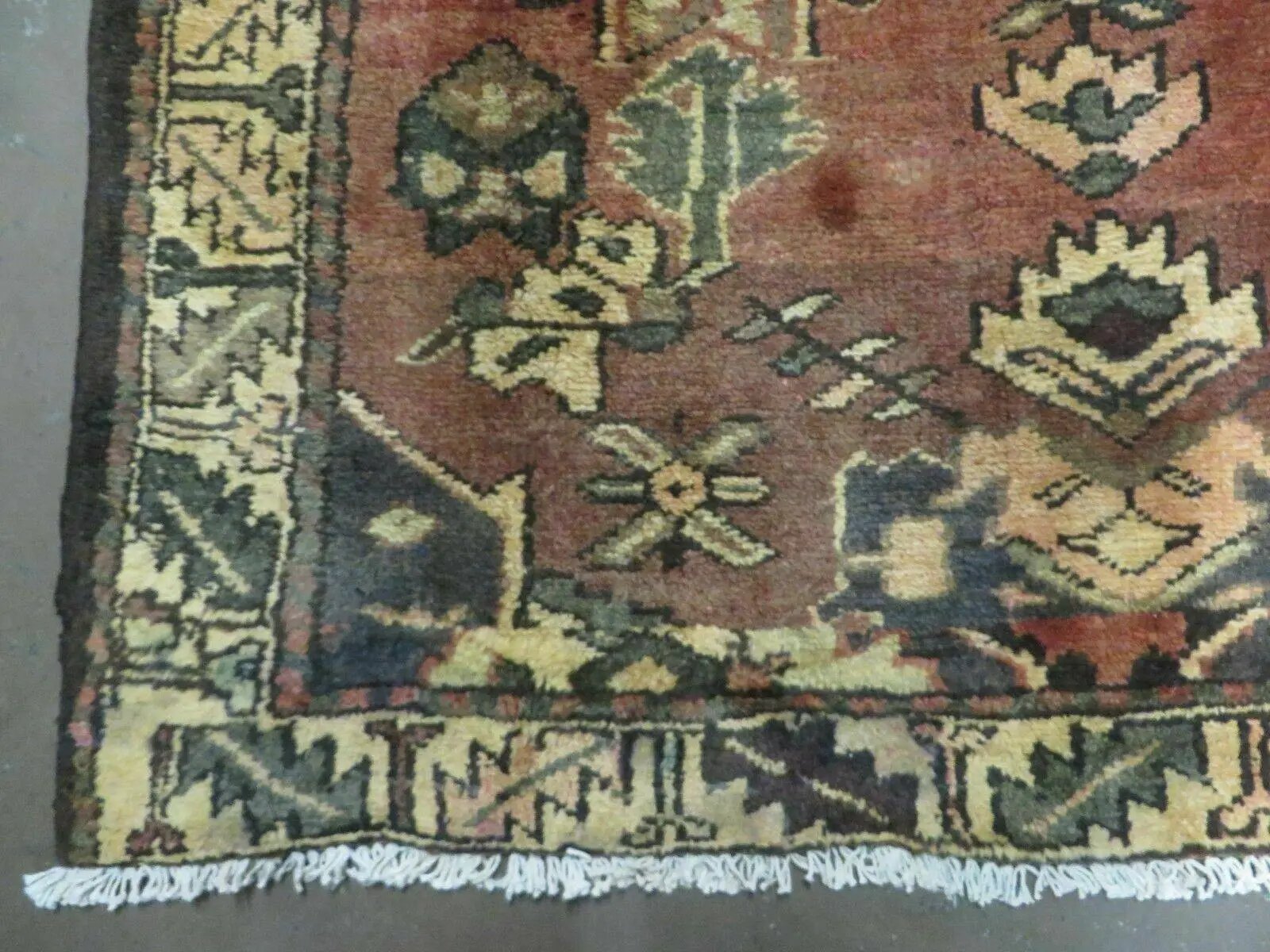4' X 6' Antique 1920 Handmade Turkish Wool Rug Veg Dye Nice by Jewel Rugs