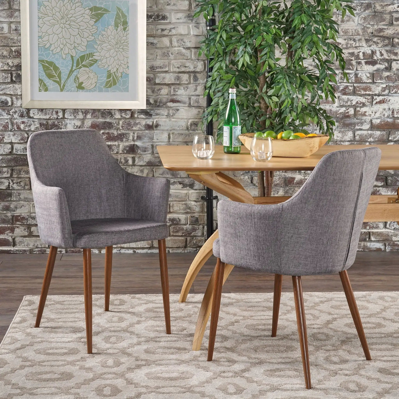 Elegant Dining Chair With Contoured Support by HouseOfZazla