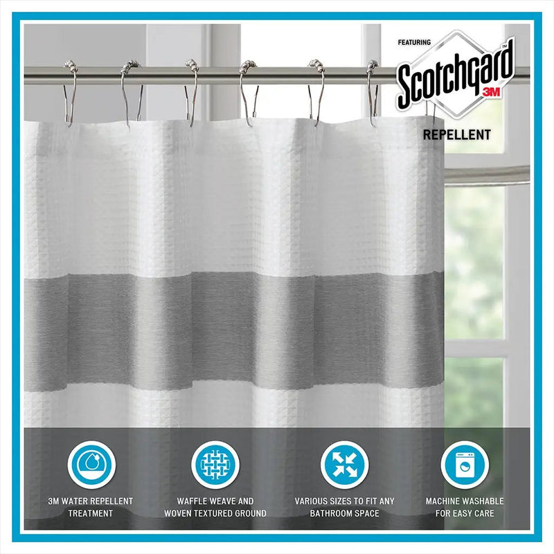 Shower Curtain with 3M Treatment Blue 72x72 by HouseOfZazla
