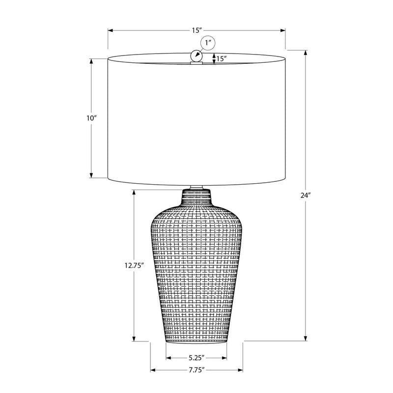Table Lamp, Lighting, Contemporary - Black by Unique Piece Furniture