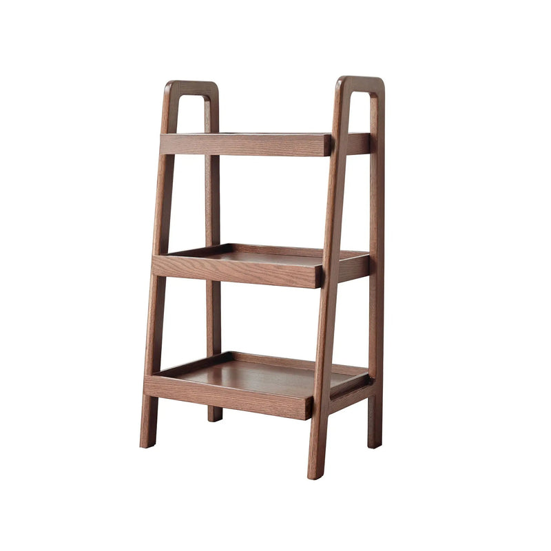 Premium Storage Organizer, 3-Tier Beech Shoe Rack For Entryway, Living Room - Walnut by HouseOfZazla